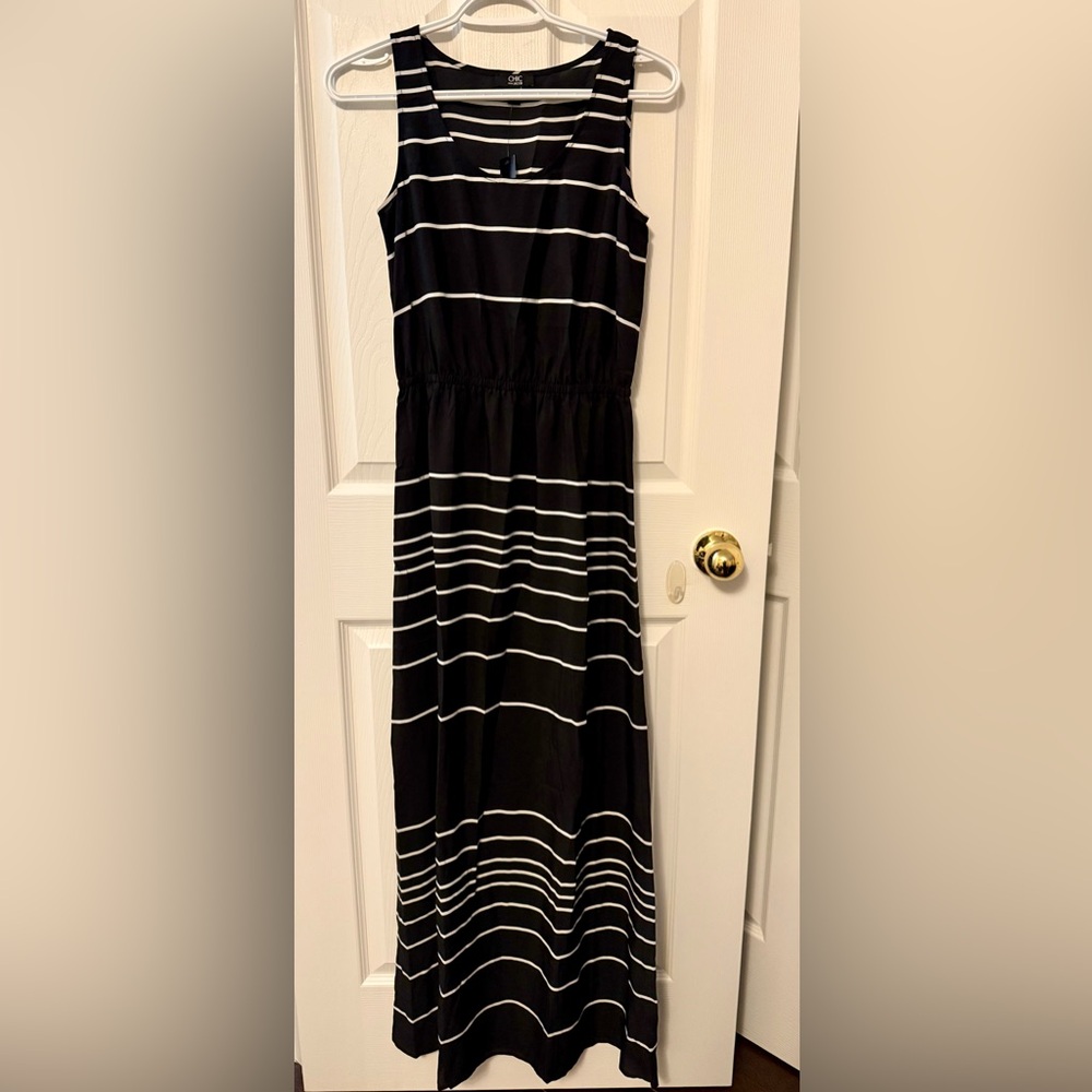 Black and White Maxi Dress